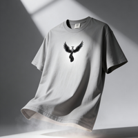 Garment-Dyed T-shirt Fitness Tee | From Dust to Discipline | Phoenix Gym Shirt