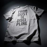Garment-Dyed T-shirt Fitness Tee | From Dust to Discipline | Phoenix Gym Shirt