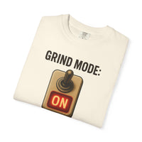 Unisex T-shirt Grind Mode Always On Gym Shirt | Red Glow Motivational Tee