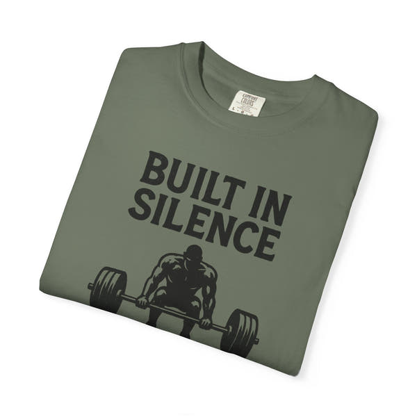 Built in Silence Oversized Tee | Motivational Streetwear |