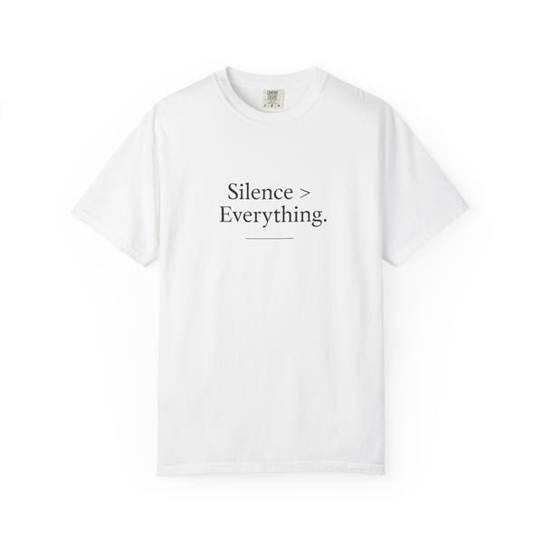 Silence > Everything Gym Tee