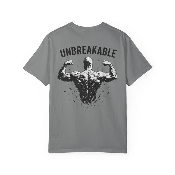 Unbreakable Tee — Cracked Diamond & Shattered Glass Athlete