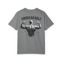 Unbreakable Tee — Cracked Diamond & Shattered Glass Athlete