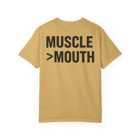 Muscle Over Mouth T-Shirt — Mute Biceps Minimal Strength Tee