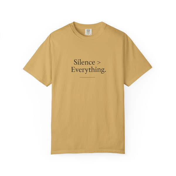 Silence > Everything Gym Tee