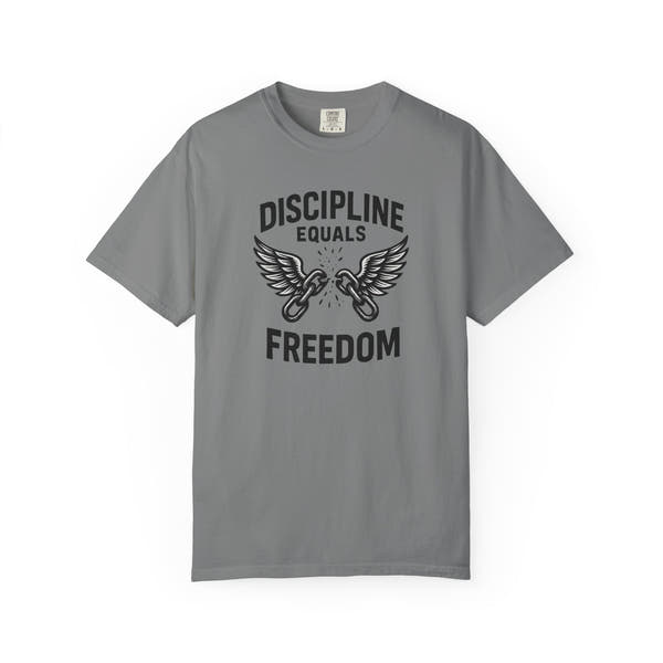 Discipline Equals Freedom T-Shirt | Motivational Gym Tee