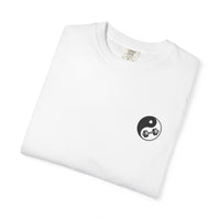 Yin-Yang Dumbbell T-shirt | BE WATER LIFT IRON Tee | Zen Strength Shirt