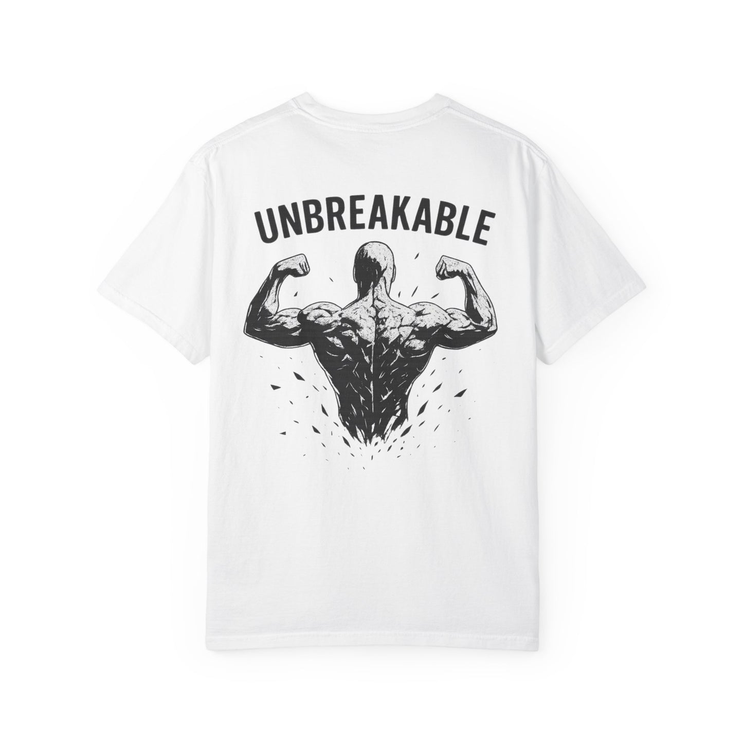 Unbreakable Tee — Cracked Diamond & Shattered Glass Athlete