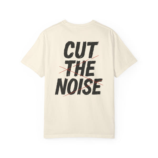 Cut The Noise Samurai Tee — Minimal Japanese Streetwear
