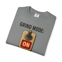 Unisex T-shirt Grind Mode Always On Gym Shirt | Red Glow Motivational Tee