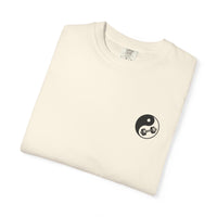 Yin-Yang Dumbbell T-shirt | BE WATER LIFT IRON Tee | Zen Strength Shirt