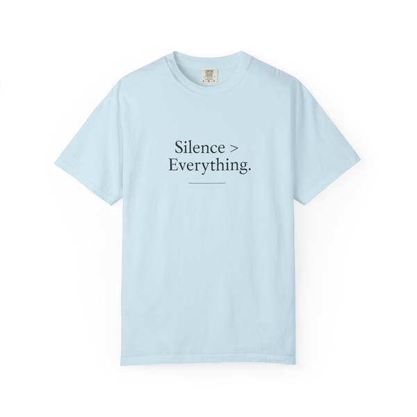 Silence > Everything Gym Tee