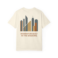 City of Momentum – Minimalist Fitness Streetwear Back Graphic Tee