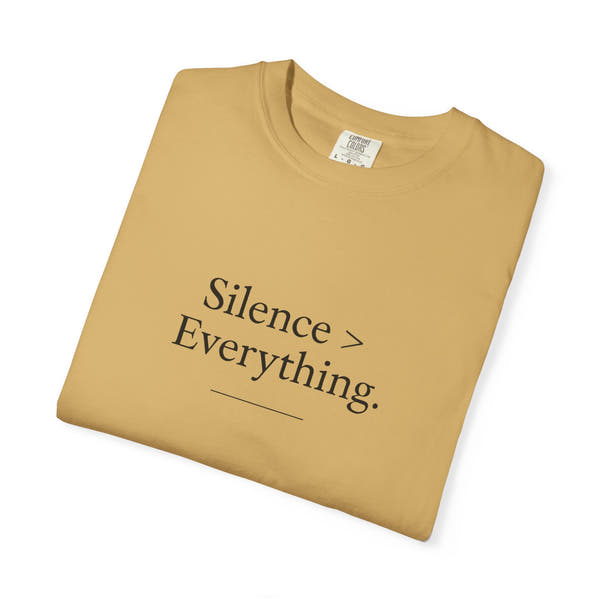Silence > Everything Gym Tee