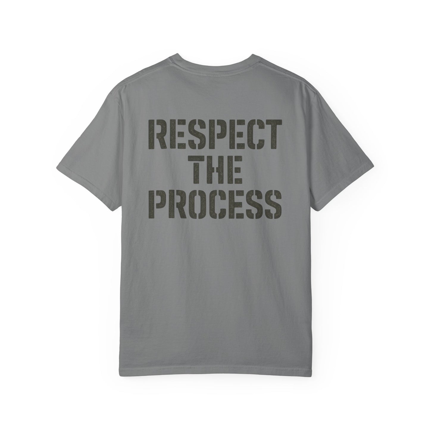 Respect the Process Tee — Gear-Heart Industrial Gym Shirt