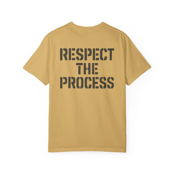 Respect the Process Tee — Gear-Heart Industrial Gym Shirt