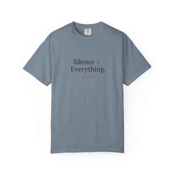 Silence > Everything Gym Tee