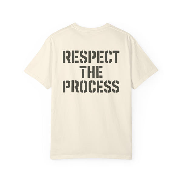 Respect the Process Tee — Gear-Heart Industrial Gym Shirt