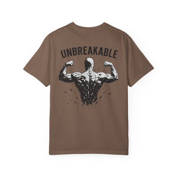 Unbreakable Tee — Cracked Diamond & Shattered Glass Athlete