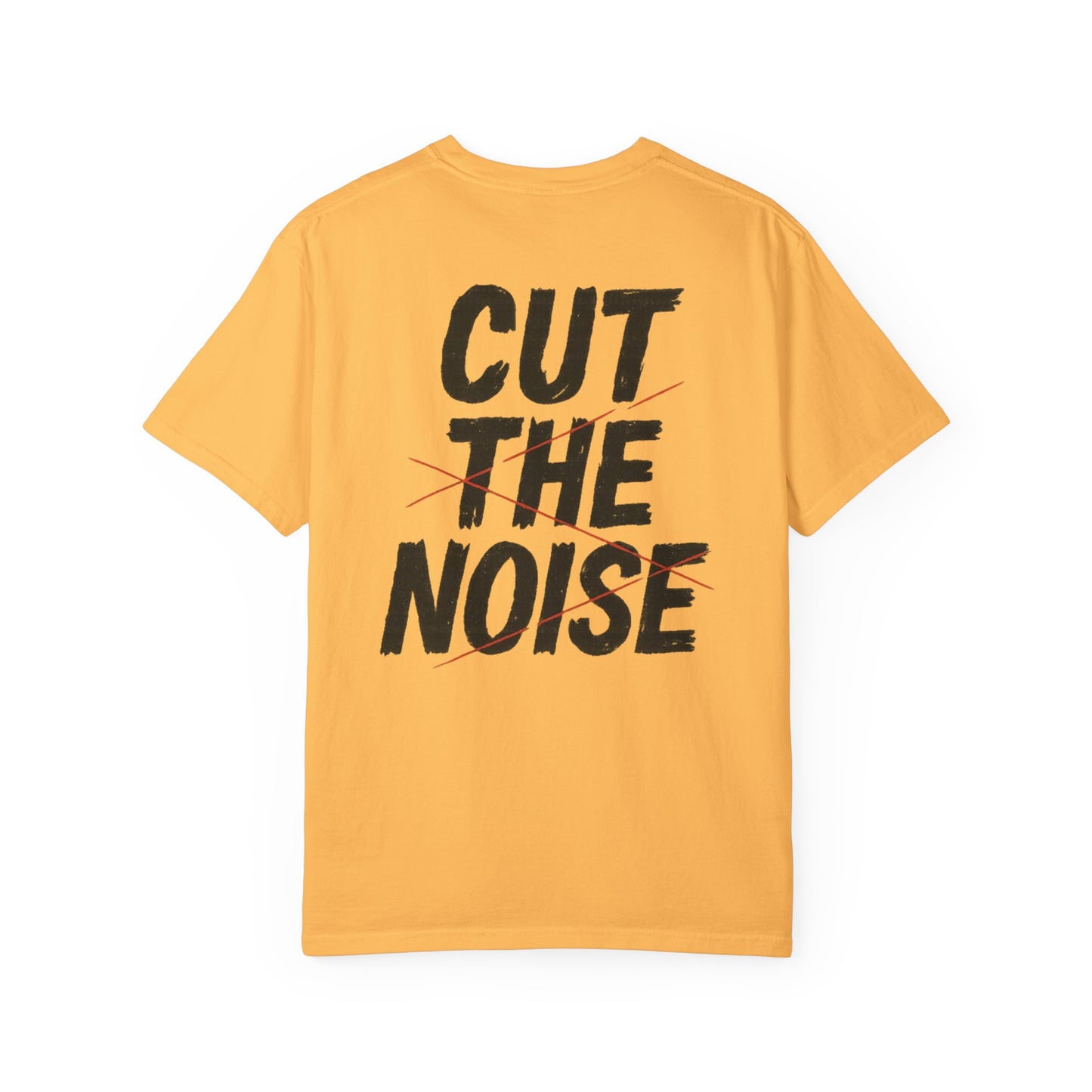 Cut The Noise Samurai Tee — Minimal Japanese Streetwear