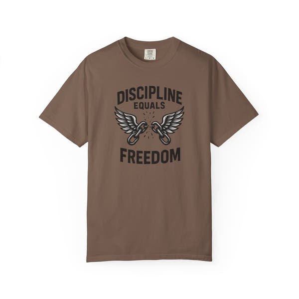 Discipline Equals Freedom T-Shirt | Motivational Gym Tee