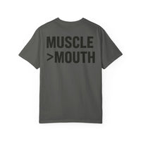Muscle Over Mouth T-Shirt — Mute Biceps Minimal Strength Tee