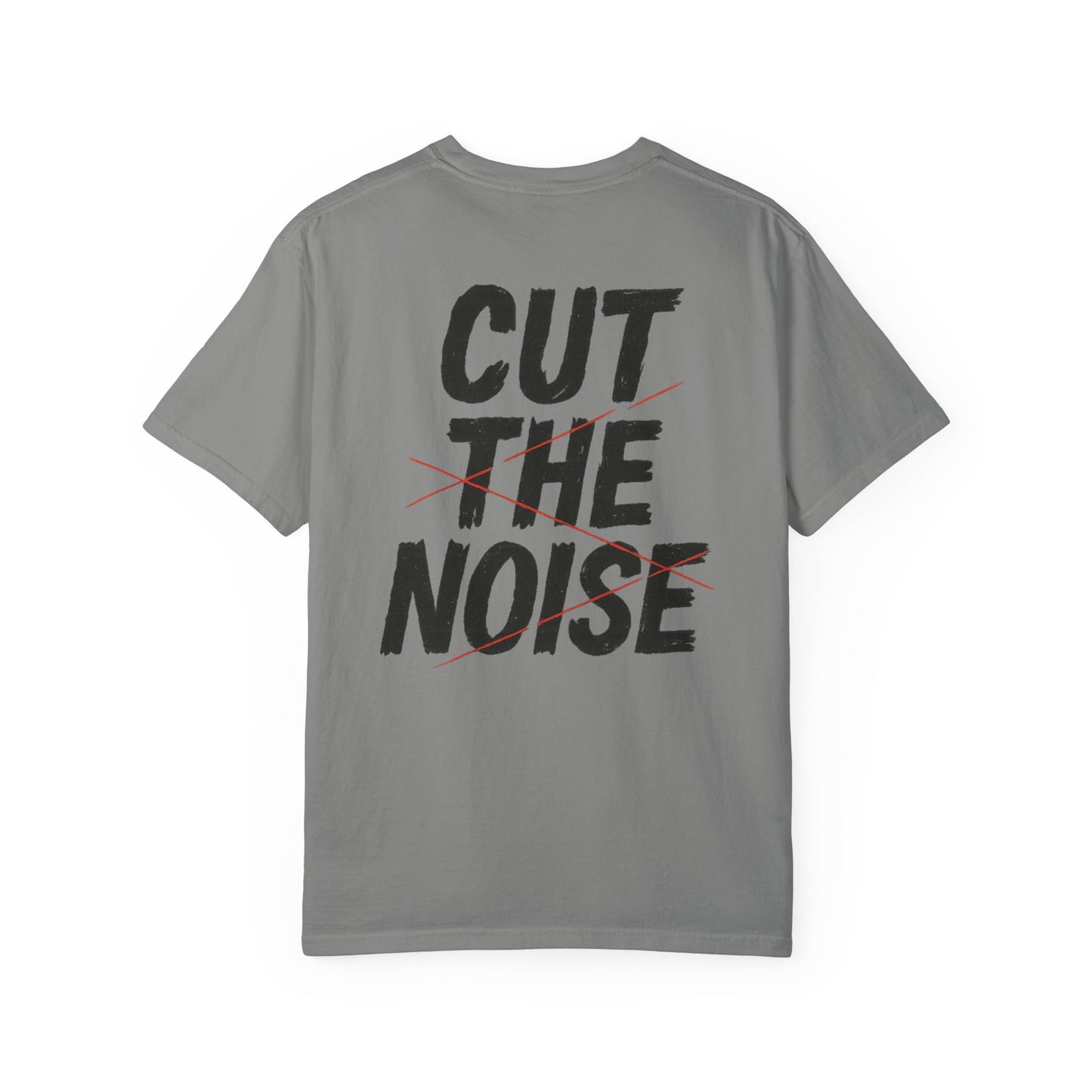 Cut The Noise Samurai Tee — Minimal Japanese Streetwear