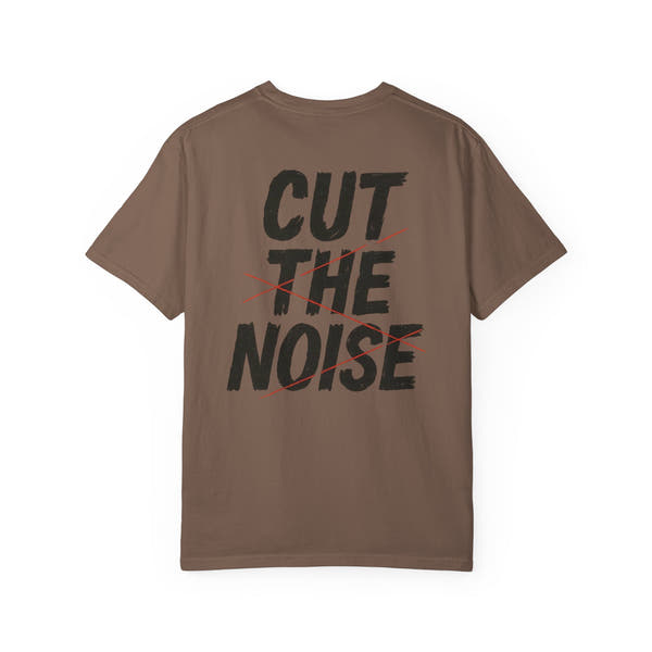 Cut The Noise Samurai Tee — Minimal Japanese Streetwear