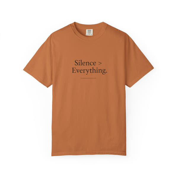Silence > Everything Gym Tee