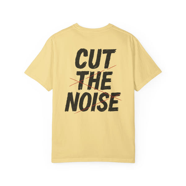Cut The Noise Samurai Tee — Minimal Japanese Streetwear