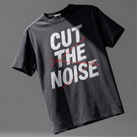 Cut The Noise Samurai Tee — Minimal Japanese Streetwear