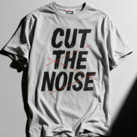 Cut The Noise Samurai Tee — Minimal Japanese Streetwear