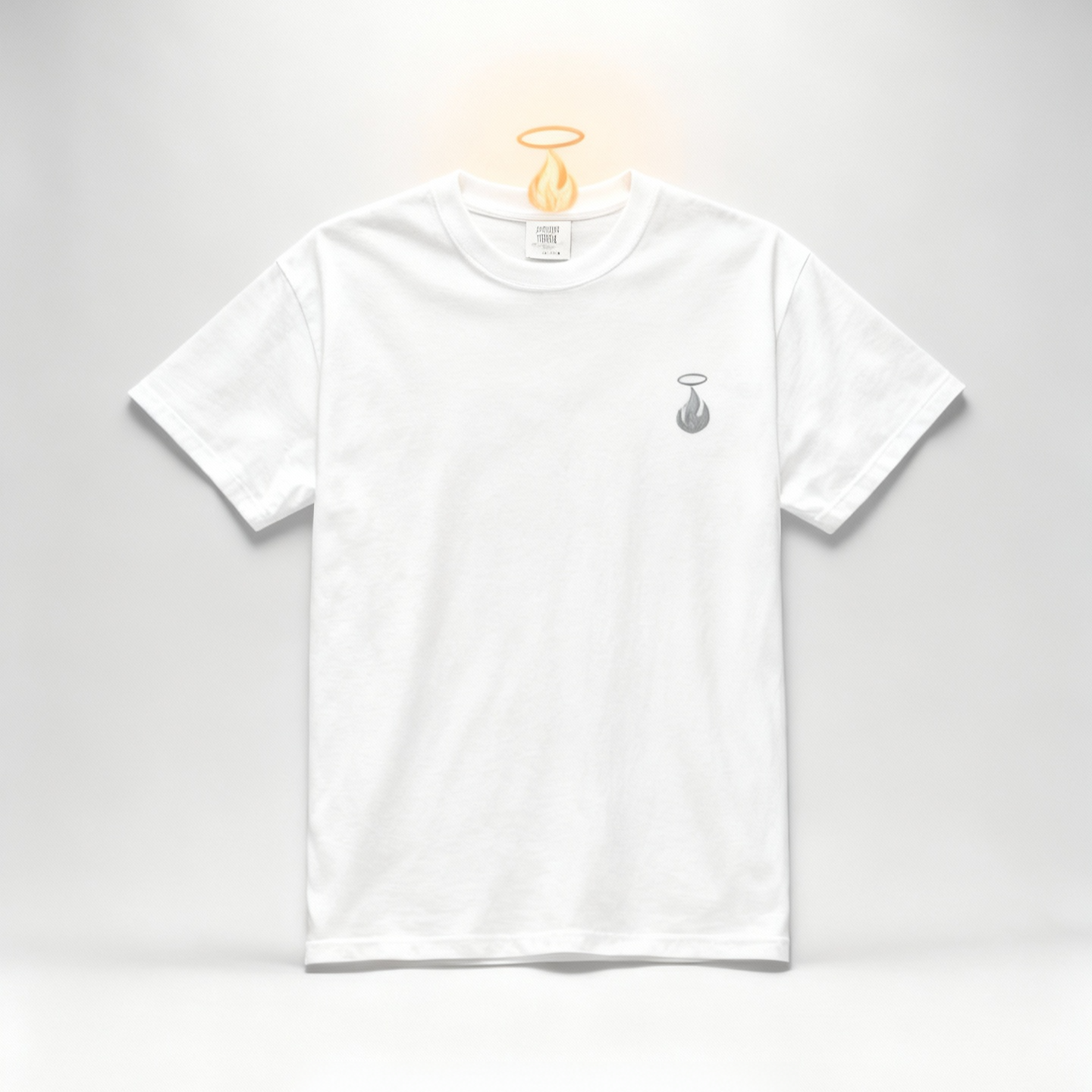 Chase Pain Find Peace Shirt | Flame Halo Logo | Motivational Gym Tee