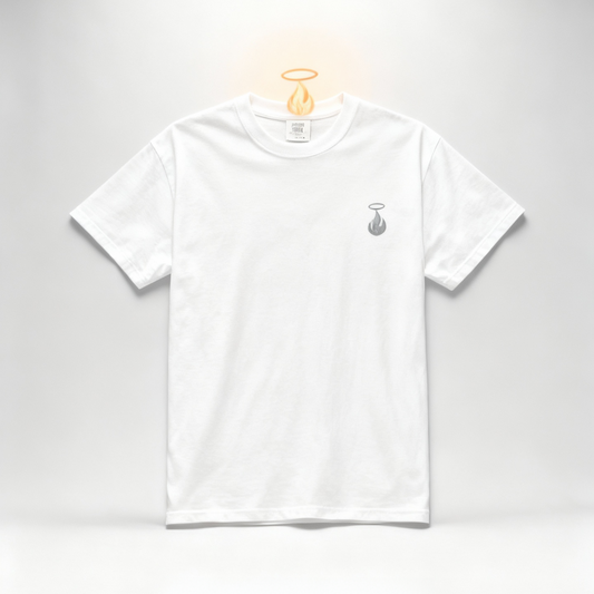 Chase Pain Find Peace Shirt | Flame Halo Logo | Motivational Gym Tee