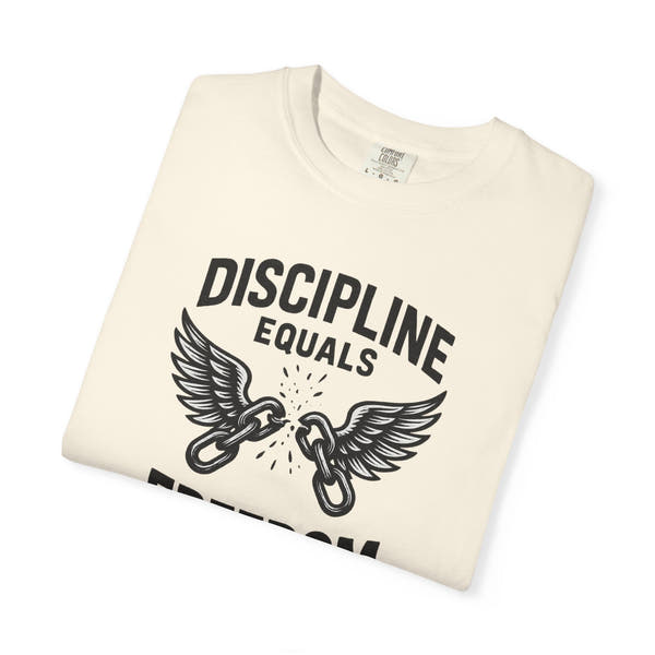 Discipline Equals Freedom T-Shirt | Motivational Gym Tee