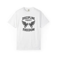 Discipline Equals Freedom T-Shirt | Motivational Gym Tee