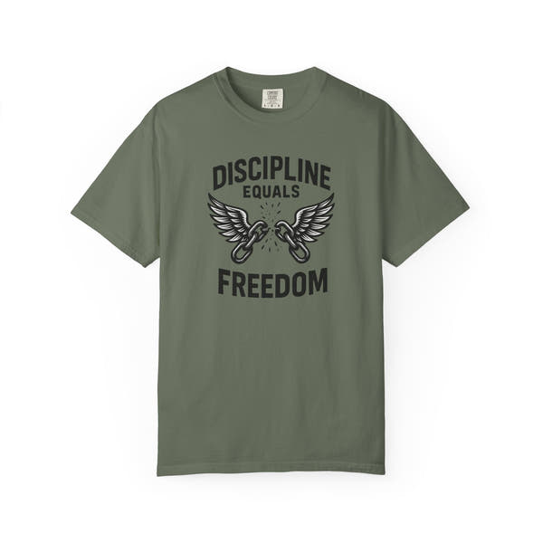Discipline Equals Freedom T-Shirt | Motivational Gym Tee