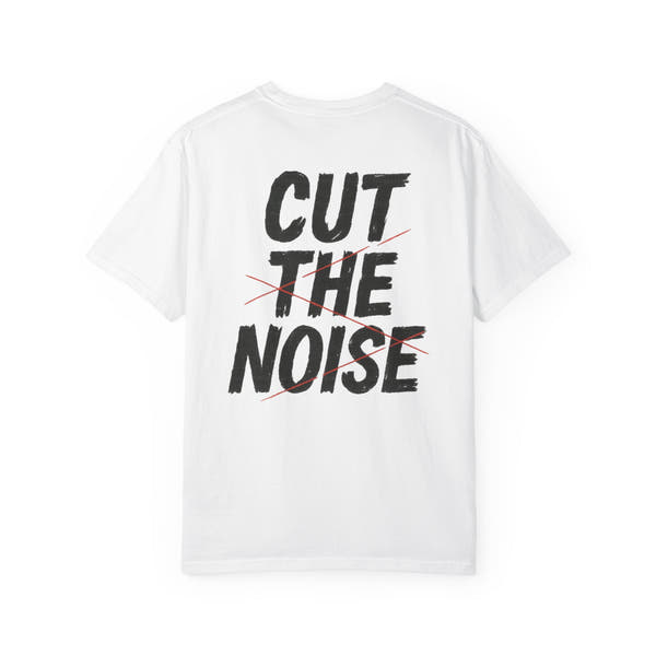 Cut The Noise Samurai Tee — Minimal Japanese Streetwear