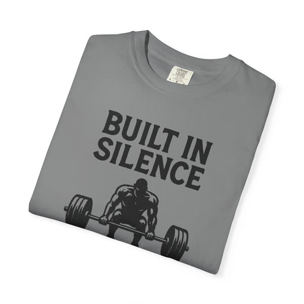 Built in Silence Oversized Tee | Motivational Streetwear |