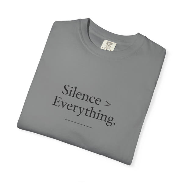 Silence > Everything Gym Tee