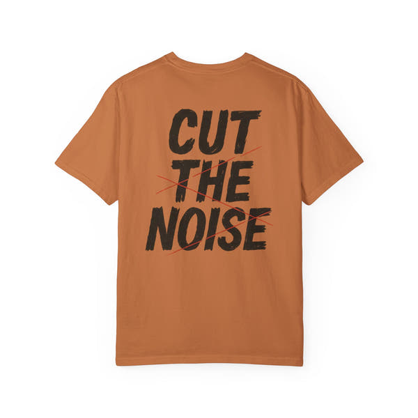 Cut The Noise Samurai Tee — Minimal Japanese Streetwear
