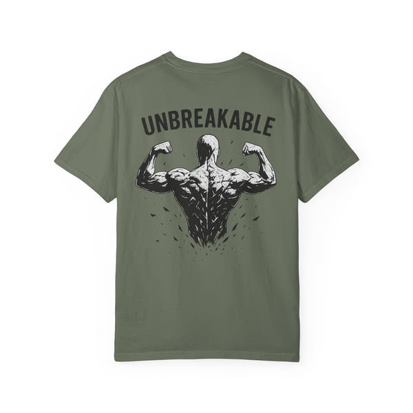 Unbreakable Tee — Cracked Diamond & Shattered Glass Athlete