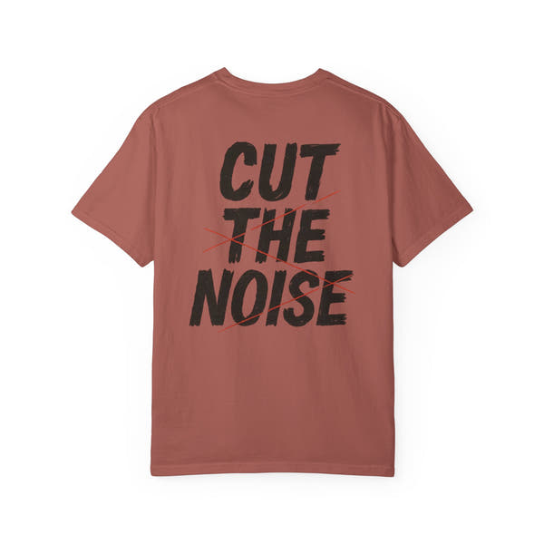 Cut The Noise Samurai Tee — Minimal Japanese Streetwear