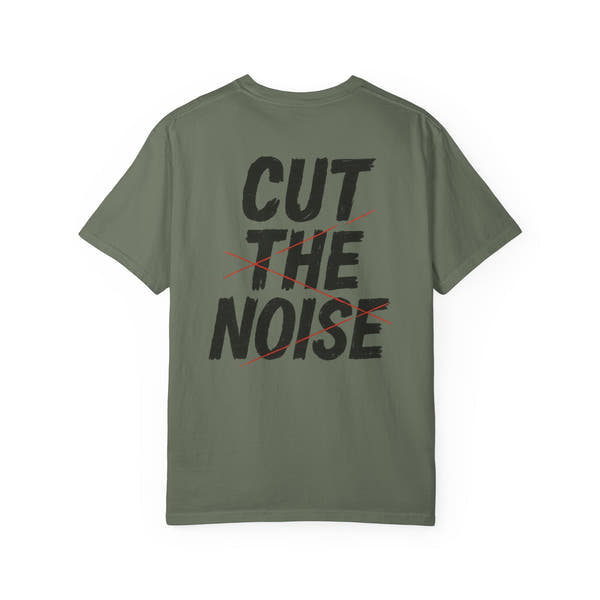 Cut The Noise Samurai Tee — Minimal Japanese Streetwear