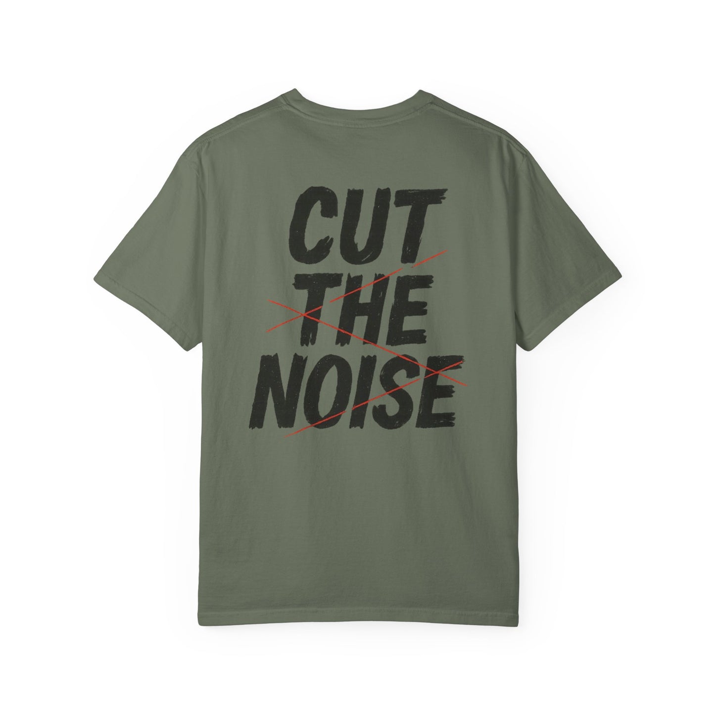 Cut The Noise Samurai Tee — Minimal Japanese Streetwear