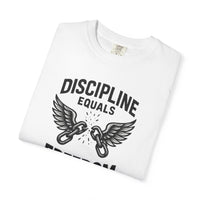 Discipline Equals Freedom T-Shirt | Motivational Gym Tee