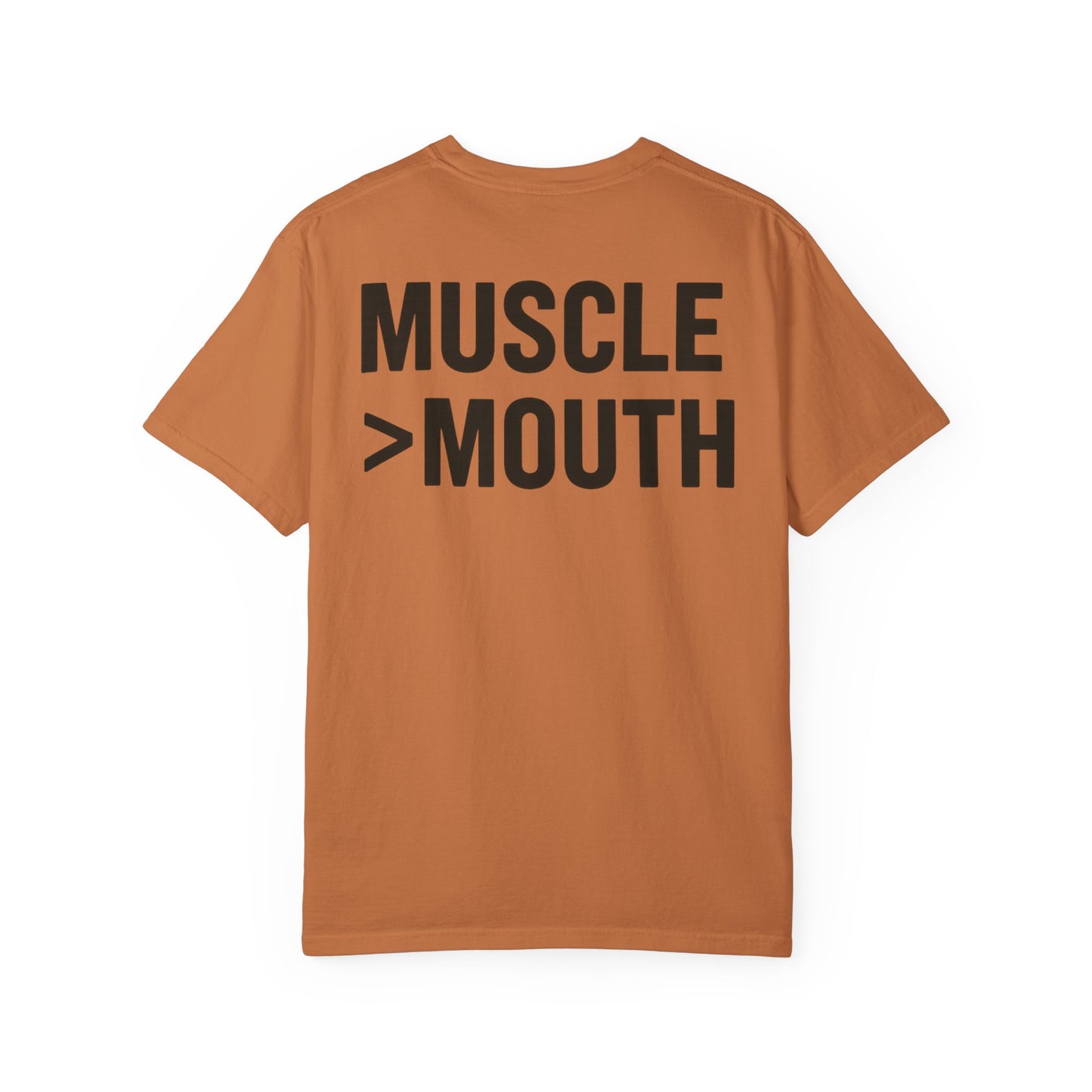 Muscle Over Mouth T-Shirt — Mute Biceps Minimal Strength Tee