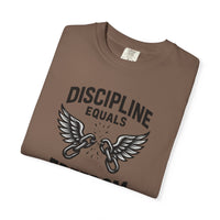 Discipline Equals Freedom T-Shirt | Motivational Gym Tee